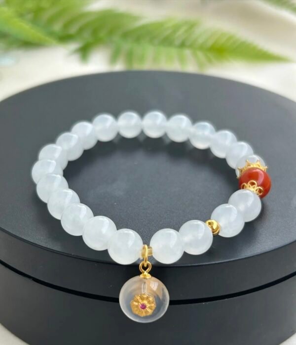 White jade bracelet - Image 7